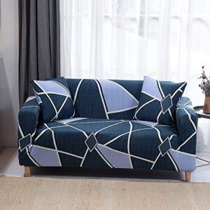 Geometric/Flower Printed Sofa Covers Stretch for Living Room Couch Cover Elastic slipcovers Home Decoration A9 2 Seater