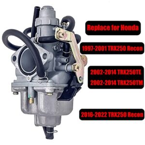 Aniro Moto Carburetor Replace for Honda TRX 250 TRX250 Recon TRX250TE TRX250TM ATV Carb