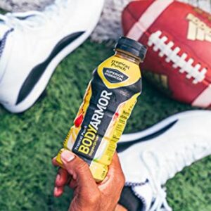 BODYARMOR Sports Drink Sports Beverage, Tropical Punch, Natural Flavor With Vitamins, Potassium-Packed Electrolytes, Perfect For Athletes, 16 Fl Oz (Pack of 12)