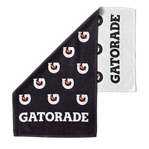 gatorade premium sideline towel bi-color, white, small