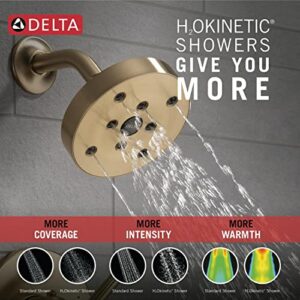 Delta Faucet Trinsic 14 Series Single-Function Shower Trim Kit with Single-Spray H2Okinetic Shower Head, Champagne Bronze T14259-CZ (Valve Not Included)