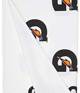 Gatorade G Towel, 22" x 42", Cotton, White/Black/Orange