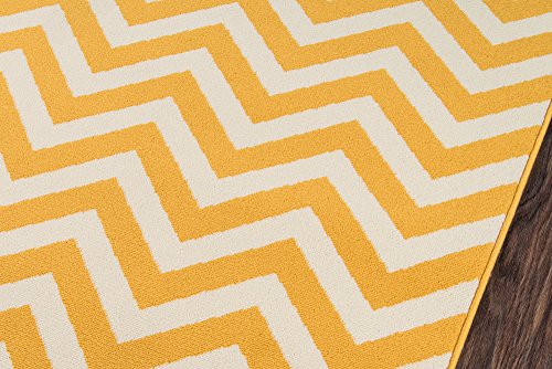 Momeni Rugs Baja Collection Area Rug, 7'10" x 10'10", Yellow