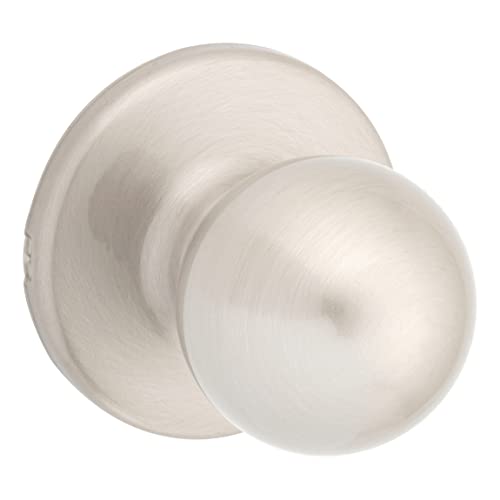 Kwikset 92001-518 Polo Hall and Closet Door Knob in Satin Nickel