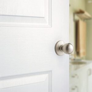 Kwikset 92001-518 Polo Hall and Closet Door Knob in Satin Nickel