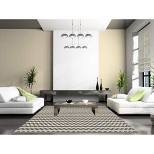 Acura Rugs Artios Collection Area Rug, Contemporary Style Hand Tufted Wool Rug 5' x 8' Feet / 60"W x 96"L