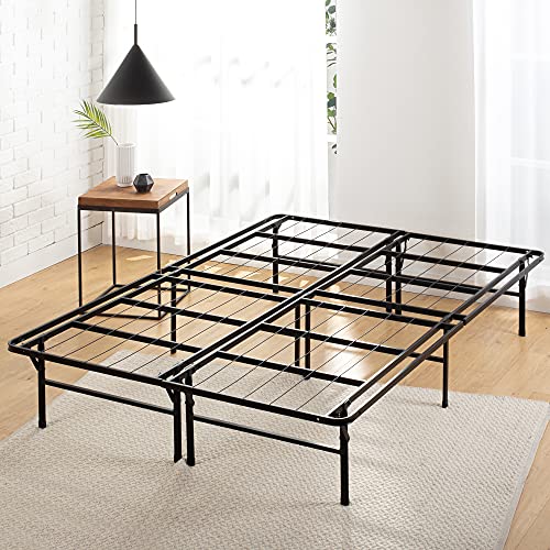 ZINUS SmartBase Heavy Duty Mattress Foundation / 14 Inch Metal Platform Bed Frame / No Box Spring Needed / Sturdy Steel Frame / Underbed Storage, Queen