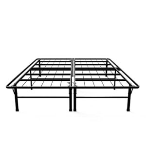 ZINUS SmartBase Heavy Duty Mattress Foundation / 14 Inch Metal Platform Bed Frame / No Box Spring Needed / Sturdy Steel Frame / Underbed Storage, Queen