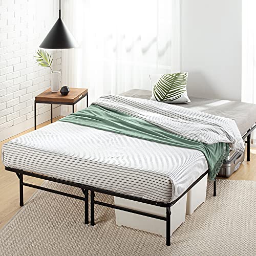 ZINUS SmartBase Heavy Duty Mattress Foundation / 14 Inch Metal Platform Bed Frame / No Box Spring Needed / Sturdy Steel Frame / Underbed Storage, Queen