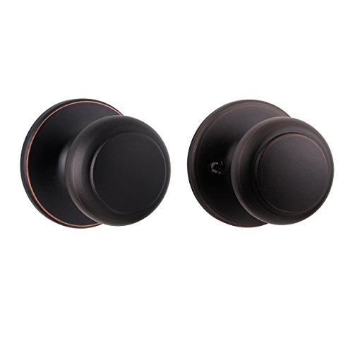 Kwikset 92001-573 Cove Passage Hall/Closet Knob In Venetian Bronze