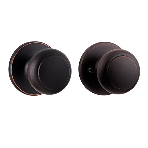 Kwikset 92001-573 Cove Passage Hall/Closet Knob In Venetian Bronze