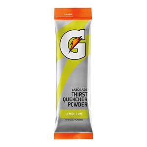 gatorade thirst quencher powder packs – lemon lime (24 pack)