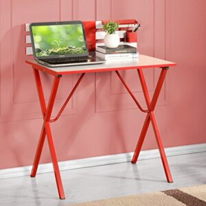 Kings Brand Furniture Kids Children's Computer Writing Desk, Red