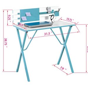 Kings Brand Furniture Kids Children's Computer Writing Desk, Red