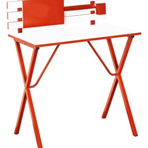 Kings Brand Furniture Kids Children's Computer Writing Desk, Red