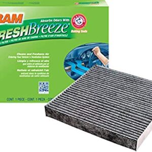 FRAM Fresh Breeze Cabin Air Filter Replacement for Car Passenger Compartment w/ Arm and Hammer Baking Soda, Easy Install, CF10134 for Honda Vehicles