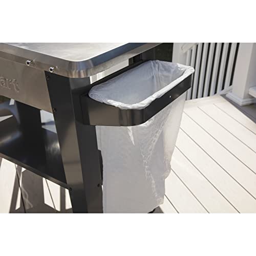 Cuisinart CPT-194 Outdoor Stainless Steel Grill Prep Table, Silver and Black