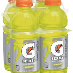 Gatorade Sports Drink, Lemon Lime, 20oz 4pk Bottles