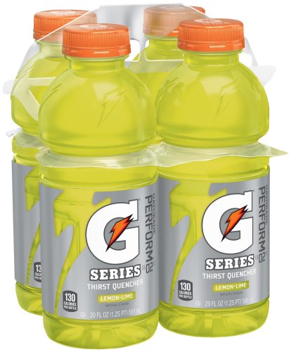 Gatorade Sports Drink, Lemon Lime, 20oz 4pk Bottles