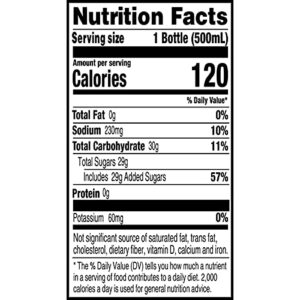 G Organic, Mixed Berry, Gatorade Sports Drink, USDA Certified Organic, 16.9 oz. Bottle (Pack of 12)