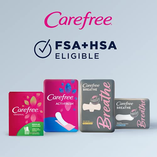 Carefree Acti-Fresh Thin Panty Liners, Extra Long, 93 Count (Pack of 1)