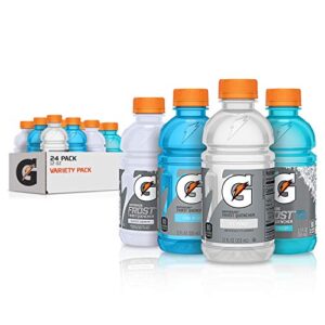 gatorade thirst quencher, frost variety pack, 12 fl oz (pack of 24)