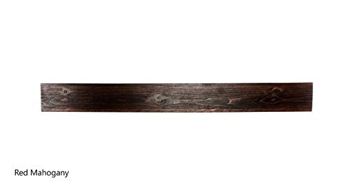 U Pick Size & Finish Rustic Wood Beam Floating Shelf Fireplace Mantel