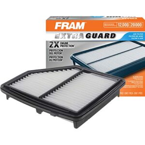 fram extra guard engine air filter replacement, easy install w/ advanced engine protection and optimal performance, ca12052 for select honda vehicles