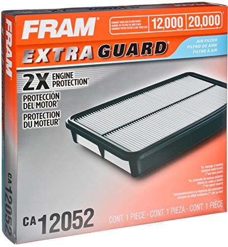 FRAM Extra Guard Engine Air Filter Replacement, Easy Install w/ Advanced Engine Protection and Optimal Performance, CA12052 for Select Honda Vehicles