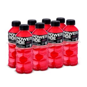 POWERADE, Electrolyte Enhanced Sports Drinks w/ Vitamins, Fruit Punch, 20 Fl Oz (Pack of 8)