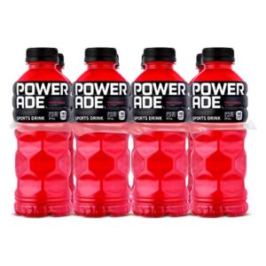 POWERADE, Electrolyte Enhanced Sports Drinks w/ Vitamins, Fruit Punch, 20 Fl Oz (Pack of 8)