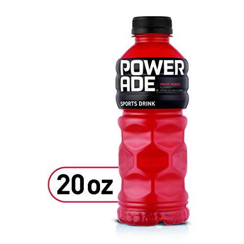 POWERADE, Electrolyte Enhanced Sports Drinks w/ Vitamins, Fruit Punch, 20 Fl Oz (Pack of 8)