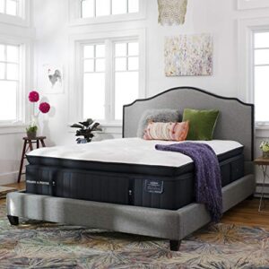 stearns & foster lux estate 16″ cassatt luxury ultra plush euro pillowtop mattress, 9-inch foundation, full, hand built in the usa