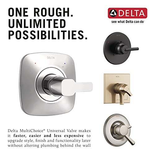 Delta Faucet R10000-UNWS MultiChoice Universal Tub and Shower Valve Body for Tub Faucet Trim Kits (with Screwdriver Stops)