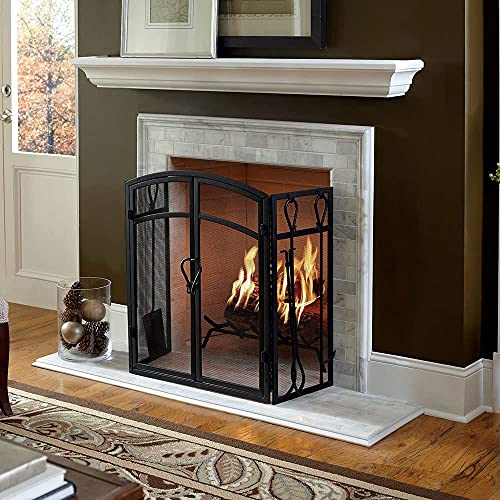 MANTELSDIRECT 60 Inch Floating Fireplace Mantel Wood Shelf in White - Colton from Mantels Direct | Wooden Rustic Wall Shelf Perfect for Décor and Electric Fireplaces