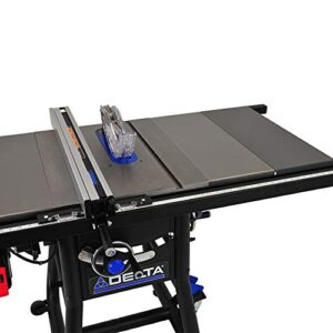 delta 36-5100t2 contractor table saw with 30″ rip capacity and cast extension wings