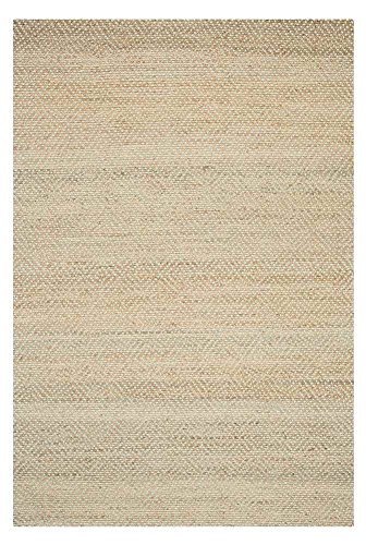 SAFAVIEH Natural Fiber Collection 3' x 5' Green NF453A Handmade Premium Jute Area Rug