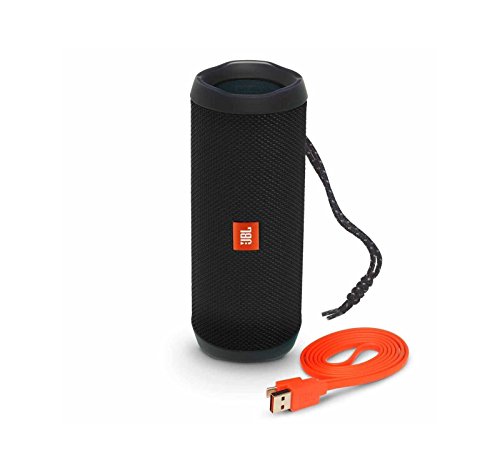 JBL Flip 4 Waterproof Portable Bluetooth Speaker (Black) (Renewed)