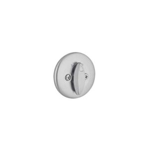 Kwikset 96600-729 600 Deadbolt One Side, Featuring Smartkey Re-Key Security, Satin Chrome