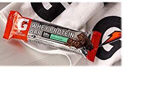 Gatorade Whey Protein Recover Bars, Mint Chocolate Crunch, 2.8 ounce bars (12 Count)