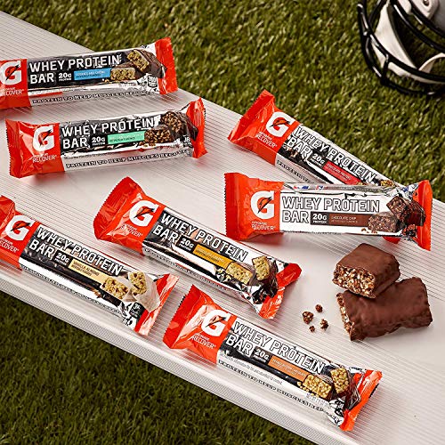 Gatorade Whey Protein Recover Bars, Mint Chocolate Crunch, 2.8 ounce bars (12 Count)