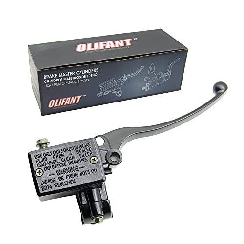 OLIFANT Brake Master Cylinder Handle for Honda TRX 250 300 350 400 450 Foreman 500 Rubicon FourTrax 300 Rancher 350 Recon Rincon Sportrax 7/8 ATV Hydraulic Brake Lever