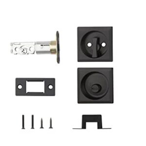 Kwikset 335SQT-11P Privacy Pocket Door Locks, Venetian Bronze