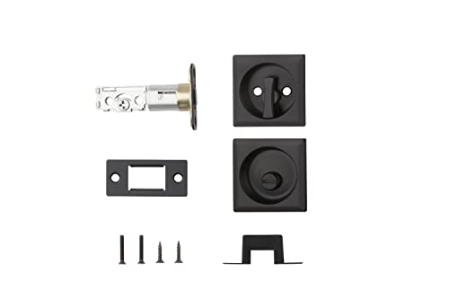 Kwikset 335SQT-11P Privacy Pocket Door Locks, Venetian Bronze