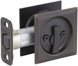 kwikset 335sqt-11p privacy pocket door locks, venetian bronze