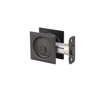 Kwikset 335SQT-11P Privacy Pocket Door Locks, Venetian Bronze