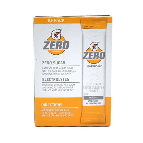 Thirst Quencher Gatorade Powder Sticks (G Zero Orange)