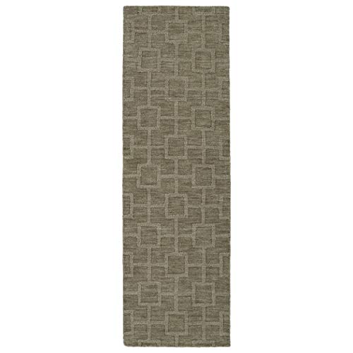 Kaleen Rugs Imprints Modern Collection IPM07-27 Taupe Hand Tufted Rug, 2'6" x 8'