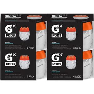 gatorade gx hydration system, non-slip gx squeeze bottles & gx sports drink concentrate pods, 16 count