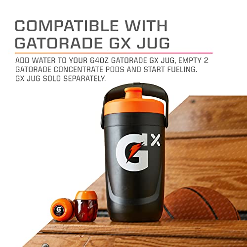 Gatorade Gx Hydration System, Non-Slip Gx Squeeze Bottles & Gx Sports Drink Concentrate Pods, 16 count